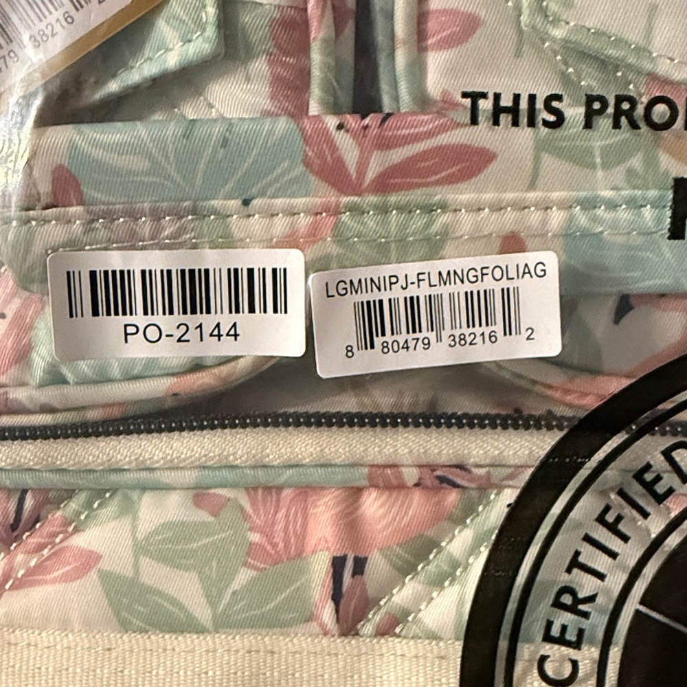 Lug Legacy Mini Puddle Jumper Backpack Crossbody Bag NWT Flamingo Foliage - Picture 13 of 13